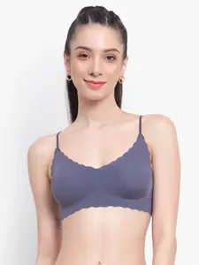 PARKHA Full Coverage Removable Padding Non-Wired Bra With All Day Comfort
