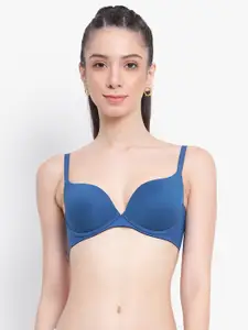 PARKHA Half Coverage Underwired Heavily Padded Bra All Day Comfort