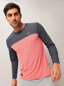 Technosport Colourblocked Anti Odour Slim Fit Sports T-shirt