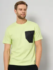 Celio Round Neck Relaxed Fit Cotton T-shirt