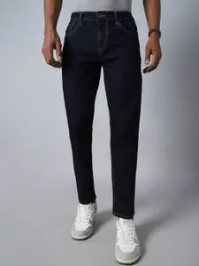 High Star Men Tapered Fit Mid-Rise Clean Look Stretchable Jeans