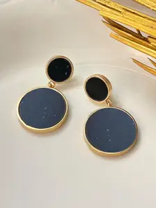 Ayesha Gold-Toned Contemporary Studs Earrings