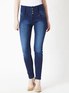 DressBerry Women's Skinny Fit High Rise Regular Length Stretchable Denim Jeans