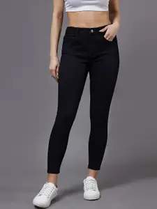 DressBerry Women Clean Look Skinny Fit High-Rise Cotton Stretchable Jeans