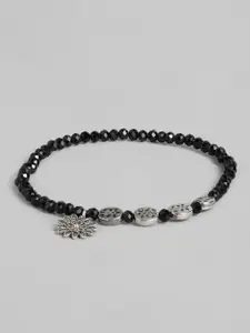 Anouk Silver-Plated Beaded Anklet
