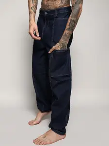 Campus Sutra Men Blue Smart Boyfriend Fit Stretchable Jeans