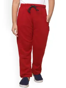 IndiWeaves Boys Mid-Rise Fleece Track Pants