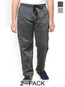 IndiWeaves Boys Pack Of 2 Side Pockets Track Pants