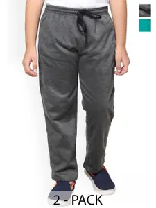 IndiWeaves Boys Pack Of 2 Fleece Track Pant