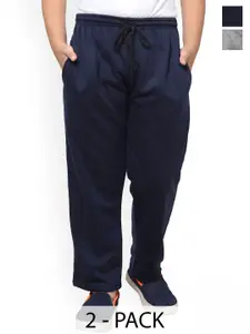 IndiWeaves Boys Pack Of 2 Mid-Rise Fleece Track Pants