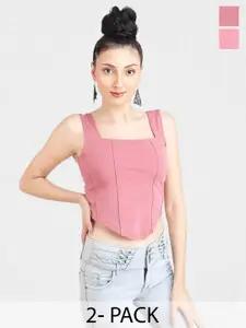 Designer Bugs Pack Of 2 Round Neck Top