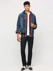 Pepe Jeans Striped Regular Fit Pure Cotton Casual Shirt