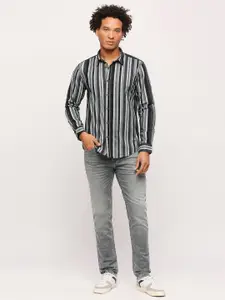 Pepe Jeans Vertical Stripes Opaque Pure Cotton Casual Shirt