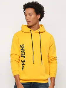 Pepe Jeans Hooded Ribbed Hem Pullover