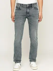 Pepe Jeans Men Vapour Slim Fit Heavy Fade Mid-Rise Stretchable Jeans
