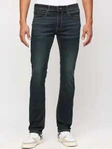 Pepe Jeans Men Mid-Raise Slim Fit Clean Look Stretchable Jeans