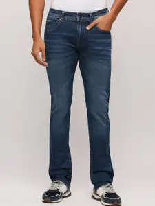 Pepe Jeans Men Vapour Slim Fit Heavy Fade Mid-Rise Stretchable Jeans