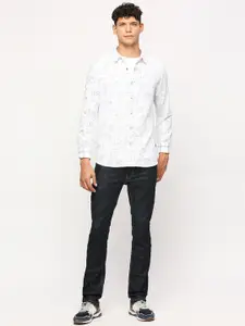 Pepe Jeans Floral Printed Pure Cotton Casual Shirt