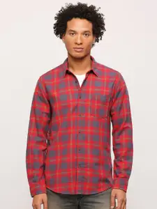 Pepe Jeans Checked Opaque Casual Shirt