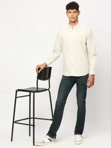 Pepe Jeans Ethnic Motifs Printed Button Down Collar Pure Cotton Casual Shirt