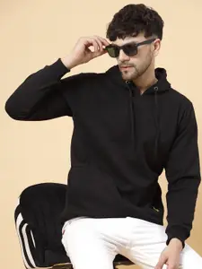Rigo Solid Pullover Casual Open Hooded Sweatshirt