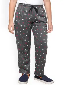 IndiWeaves Boys Printed Fleece Track Pants