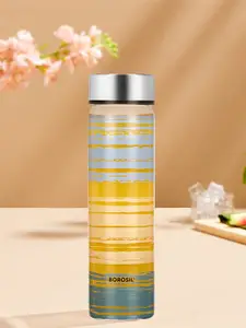 BOROSIL Glance Transparent Borosilicate Glass Bottle 550 ml