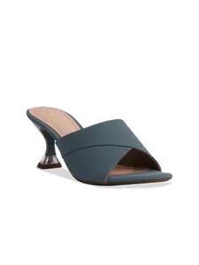 ERIDANI Open Toe Block Heels