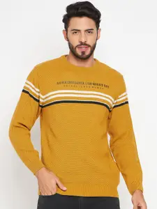 Duke Striped Round Neck Long Sleeves Pullover Sweaters