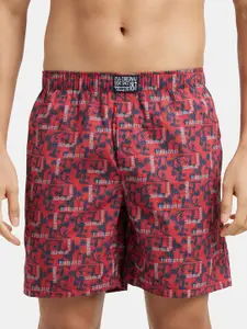 Jockey Combed Mercerized Cotton Woven Boxer Shorts with Side Pocket-US57