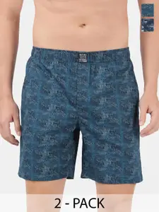 Jockey Pack Of 2 Super Combed Mercerized Cotton Woven Printed Boxer Shorts-US57