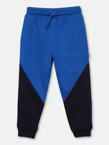 mackly Boys Colorblocked Pure Cotton Joggers