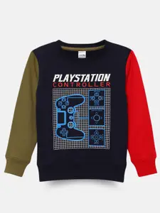 mackly Boys Graphic Printed Pure Cotton Sweatshirt
