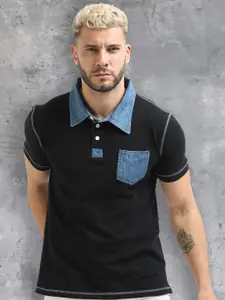 fanideaz Polo Collar Regular Fit Pure Cotton Casual T-shirt