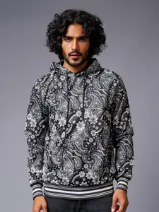 GO DEVIL Graphic Printed Hooded Pullover