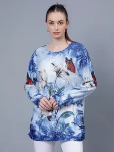 Albion Graphic Printed Pure Cotton Casual Top