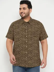 bigbanana Plus Size Animal Printed Casual Shirt