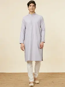 Manyavar Mandarin Collar Kurta with Pyjamas