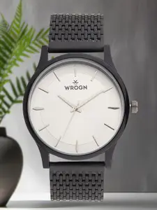 WROGN Men Stainless Steel Bracelet Style Straps Analogue Watch WRG0430