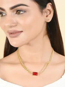 ToniQ Gold-Plated Choker Necklace