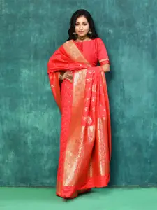 elora Woven Design Zari Banarasi Saree