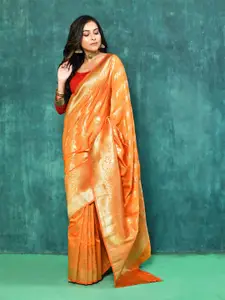 elora Woven Design Zari Banarasi Saree