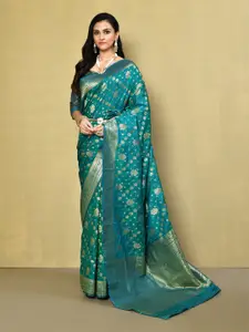 elora Woven Design Zari Banarasi Saree