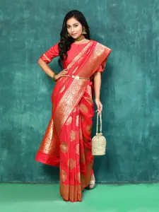 elora Woven Design Zari Banarasi Saree