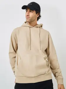 Styli Relaxed Fit Fleece Sweatshirt with Kangaroo Pocket