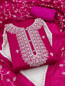 KALINI Embroidered Unstitched Dress Material