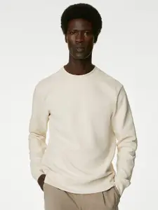 Marks & Spencer Round Neck Twill Pullover Sweatshirt