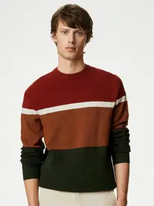 Marks & Spencer Striped Pullover Sweater