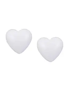 Abhooshan Girls 92.5 Sterling Silver Contemporary Studs Earrings