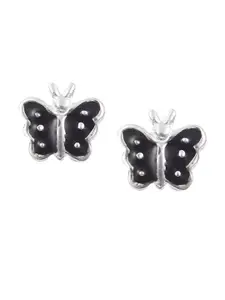Abhooshan 925 Sterling Silver Contemporary Studs Earrings